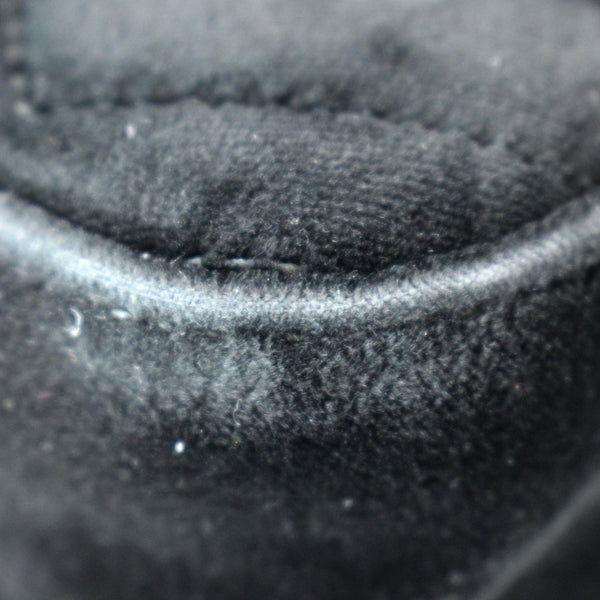 GUCCI Blind For Love Marmont Embroidered Velvet Shoulder Bag Black 443496