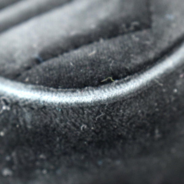 GUCCI Blind For Love Marmont Embroidered Velvet Shoulder Bag Black 443496