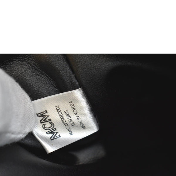 MCM Stark Classic Visetos Canvas Backpack Beige