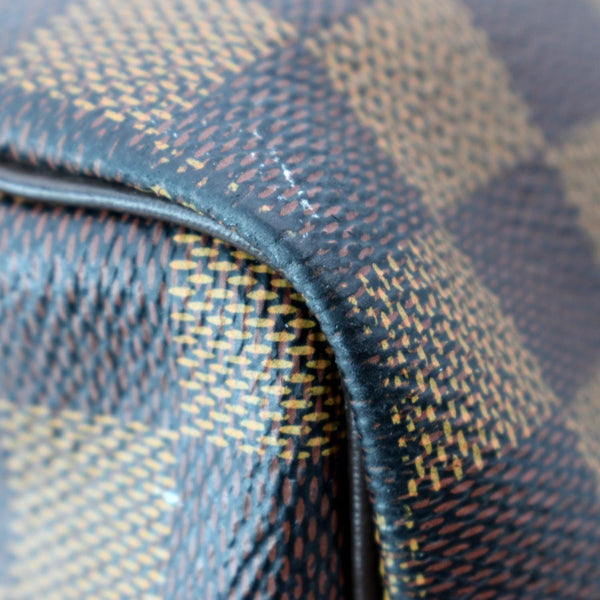 Louis Vuitton Speedy 35 Damier Ebene Satchel Bag Brown | DDH