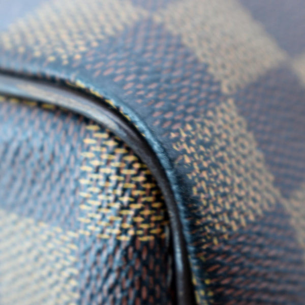 Louis Vuitton Speedy 35 Damier Ebene Satchel Bag Brown | DDH