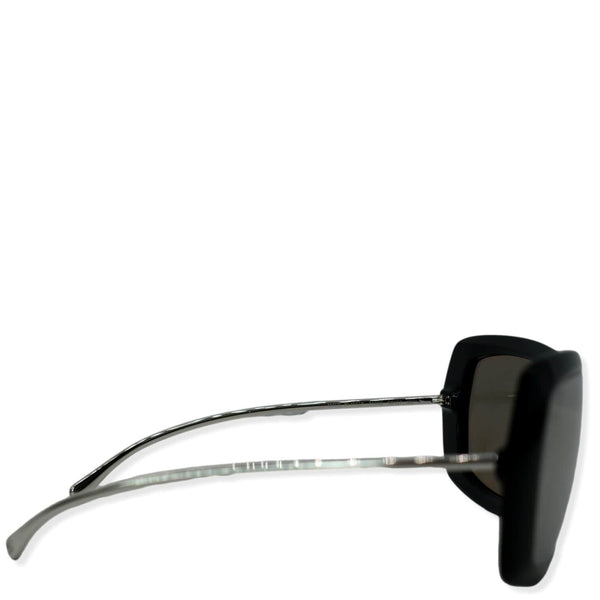 CHANEL Shield Acetate Sunglasses Metallic Lens