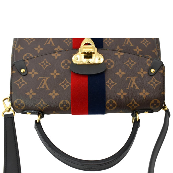 LOUIS VUITTON Georges MM Monogram Canvas Shoulder Bag Brown