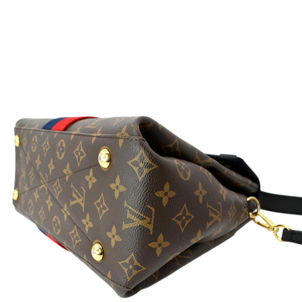 LOUIS VUITTON Georges MM Monogram Canvas Shoulder Bag Brown
