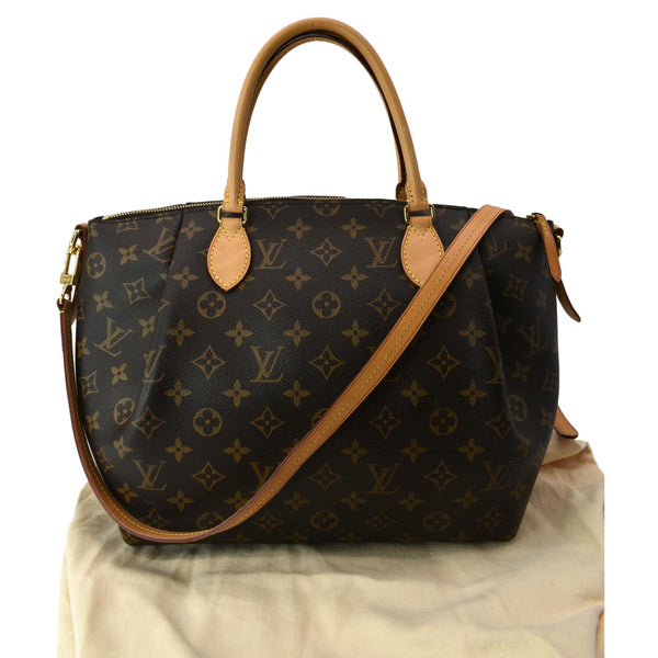 LOUIS VUITTON Turenne MM Monogram Canvas 2 Way Shoulder Bag Brown