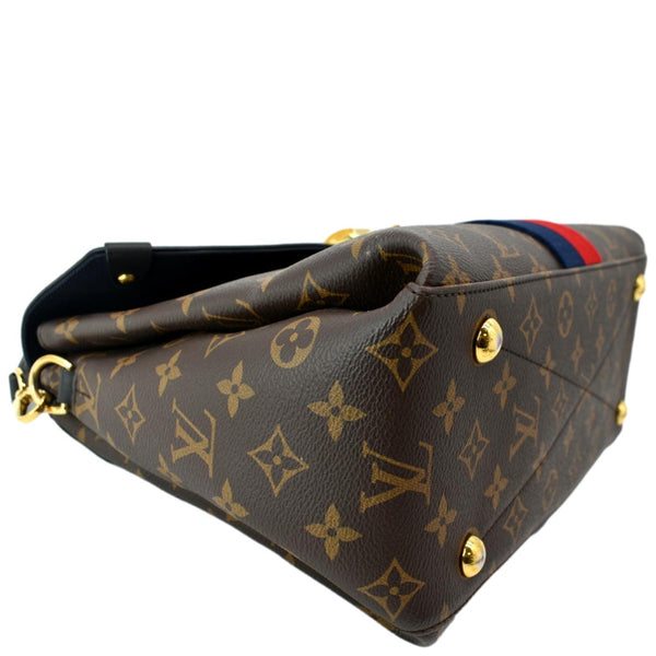 LOUIS VUITTON Georges MM Monogram Canvas Shoulder Bag Brown