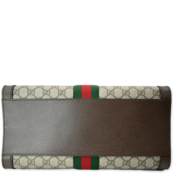 Gucci Ophidia Medium GG Supreme Tote Shoulder Bag Beige