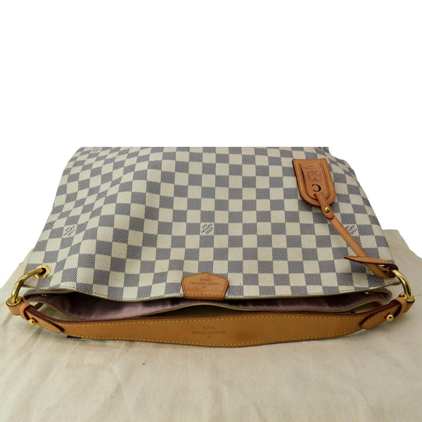 LOUIS VUITTON Graceful MM Damier Azur Hobo Shoulder Bag White