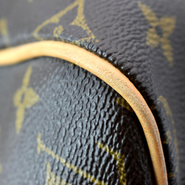 LOUIS VUITTON Carryall Monogram Canvas Satchel Bag Brown