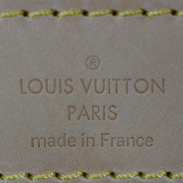 LOUIS VUITTON Carryall Monogram Canvas Satchel Bag Brown