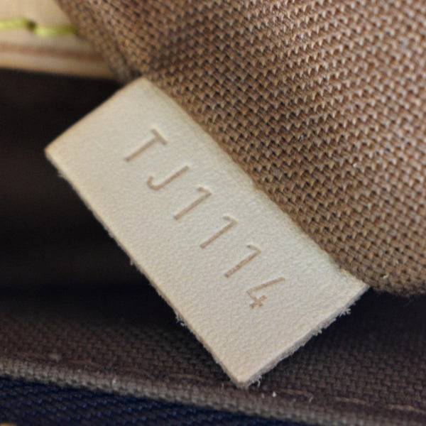 LOUIS VUITTON Carryall Monogram Canvas Satchel Bag Brown