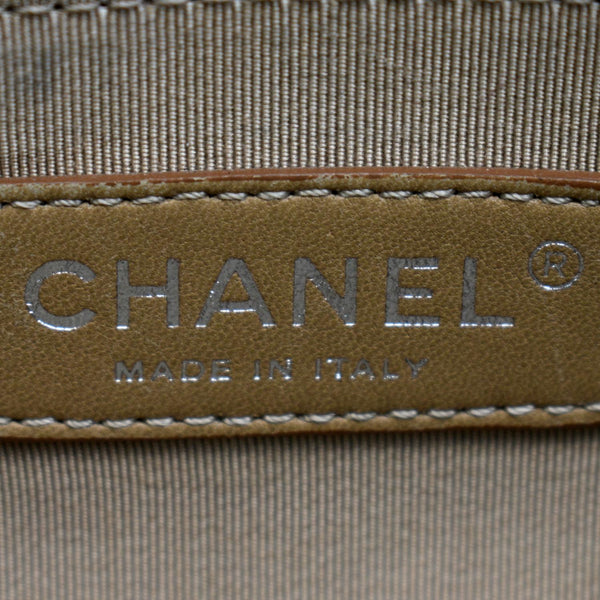 CHANEL Expandable Zip Around Caviar Quilted Tote Shoulder Bag Black