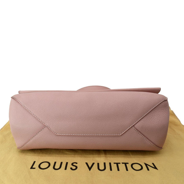 LOUIS VUITTON Lockme II Calfskin Leather Shoulder Bag Pink