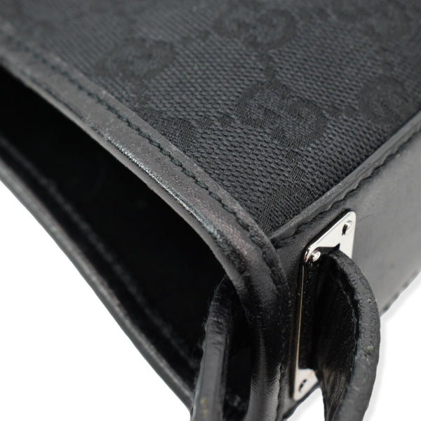 GUCCI GG Monogram Piston Tote Bag Black 110291