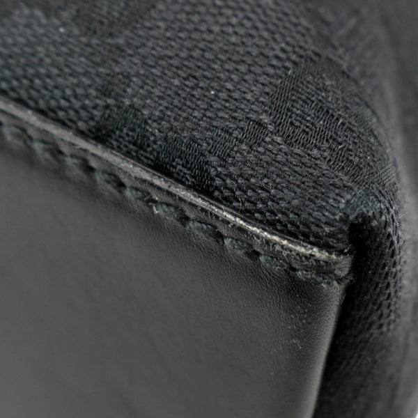 GUCCI GG Monogram Piston Tote Bag Black 110291