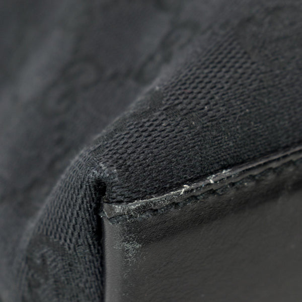 GUCCI GG Monogram Piston Tote Bag Black 110291