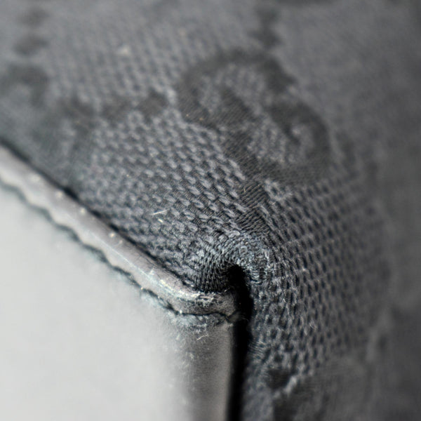 GUCCI GG Monogram Piston Tote Bag Black 110291