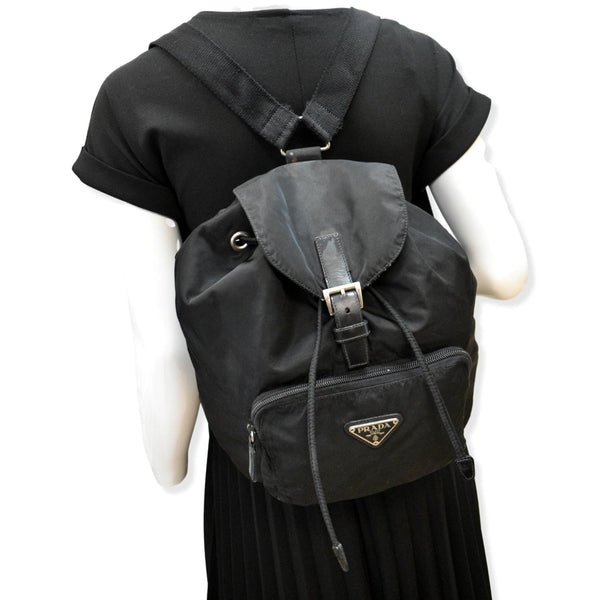 PRADA Vintage Nylon Backpack Black