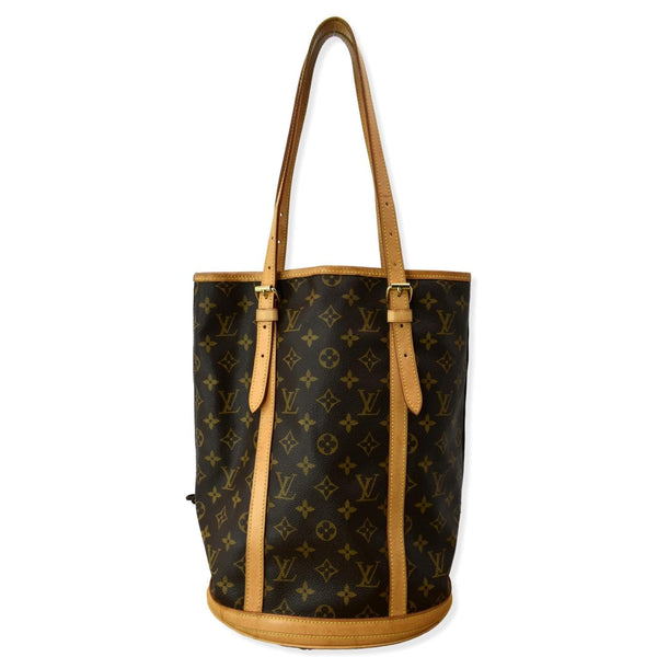 LOUIS VUITTON Bucket GM Monogram Canvas Shoulder Bag Brown