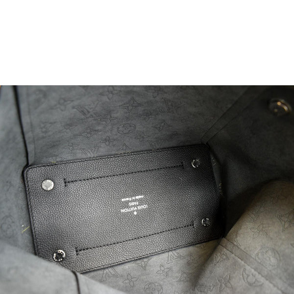 LOUIS VUITTON Hina PM Calf Leather Tote Shoulder Bag Black