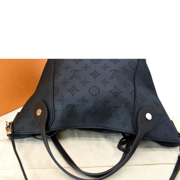 LOUIS VUITTON Hina PM Calf Leather Tote Shoulder Bag Black