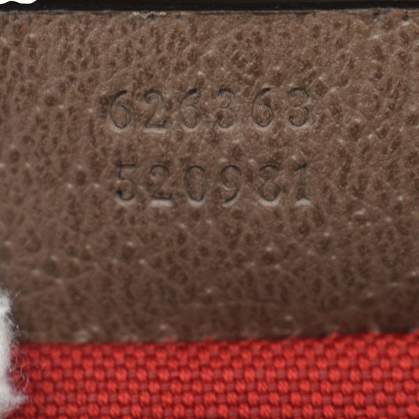 GUCCI Houndstooth Stripe Interlocking G Trunk Shoulder Bag Red 626363