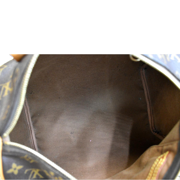 LOUIS VUITTON Speedy 30 Monogram Canvas Satchel Bag Brown