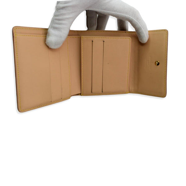 LOUIS VUITTON Monogram Multicolore Elise Wallet White