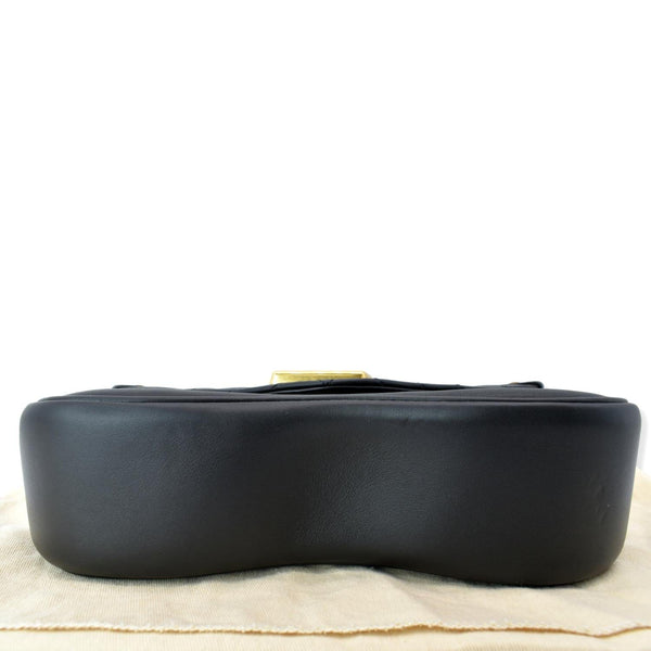 LOUIS VUITTON New Wave Chain MM Calfskin Leather Shoulder Bag Black