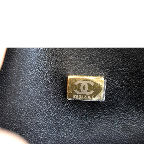 CHANEL Maxi Classic Flap Caviar Leather Shoulder Bag Black