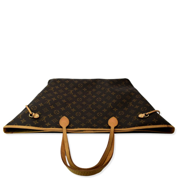 LOUIS VUITTON Neverfull GM Monogram Canvas Tote Bag Brown