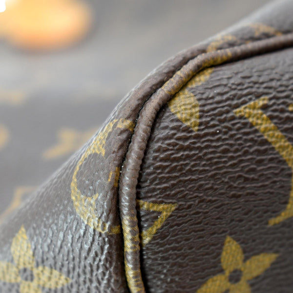 LOUIS VUITTON Neverfull GM Monogram Canvas Tote Bag Brown