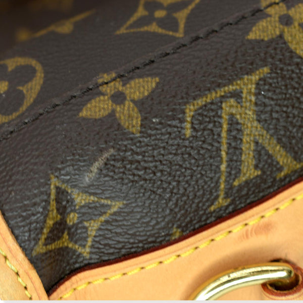 LOUIS VUITTON 3 Hangers Monogram Canvas Garment Bag Brown