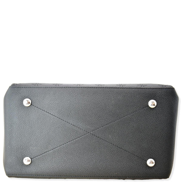 LOUIS VUITTON Beaubourg Mahina Leather Hobo Shoulder Bag Black