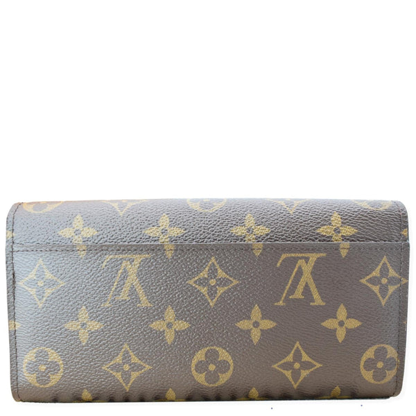 LOUIS VUITTON Monogram Canvas Sarah Wallet Brown