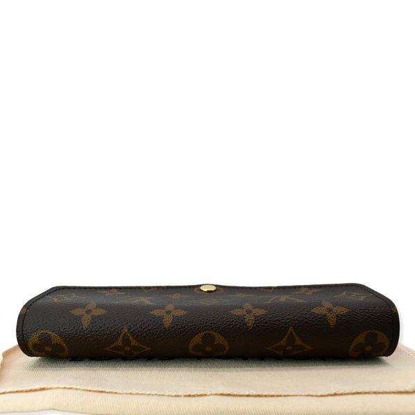 LOUIS VUITTON Monogram Canvas Sarah Wallet Brown