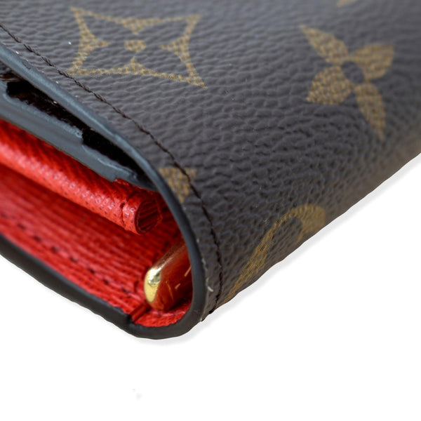 LOUIS VUITTON Monogram Canvas Sarah Wallet Brown