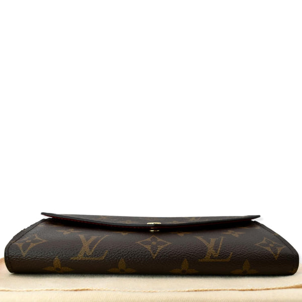LOUIS VUITTON Monogram Canvas Sarah Wallet Brown