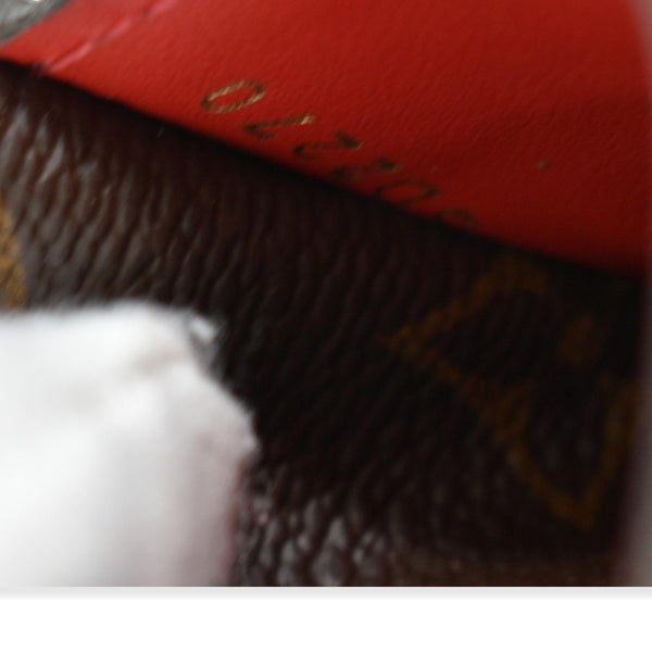 LOUIS VUITTON Monogram Canvas Sarah Wallet Brown