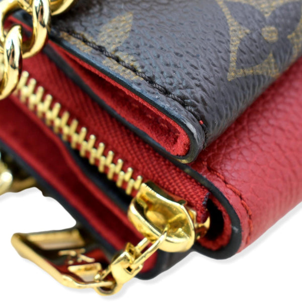 LOUIS VUITTON Surene MM Monogram Canvas Shoulder Bag Cerise