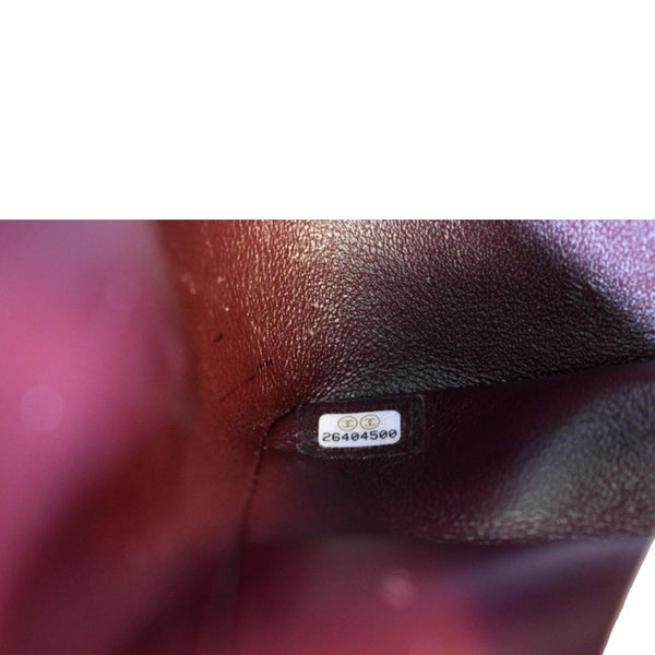 CHANEL Classic Double Flap Caviar Leather Shoulder Bag Black