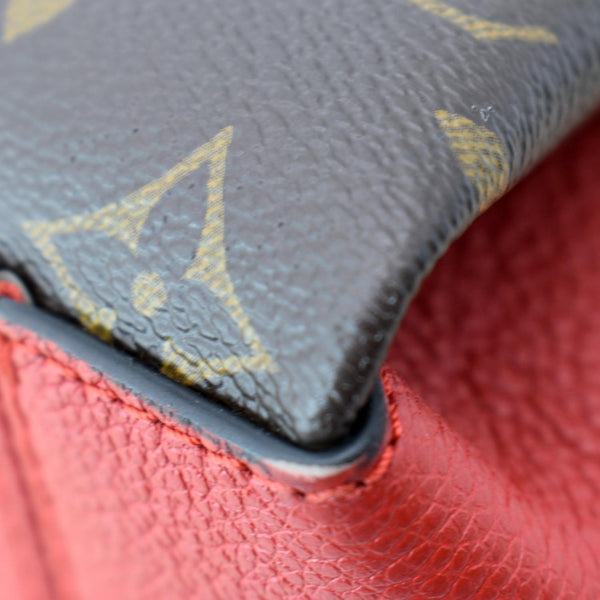 LOUIS VUITTON Surene MM Monogram Canvas Shoulder Bag Cerise