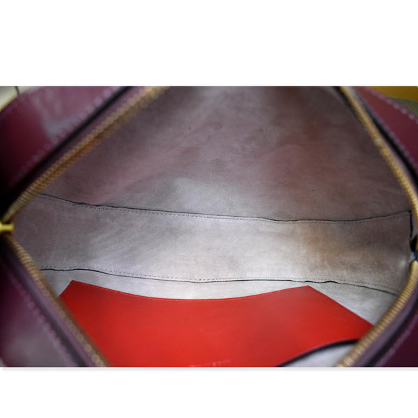 VALENTINO Garavani Vlogo Walk Leather Crossbody Bag Red