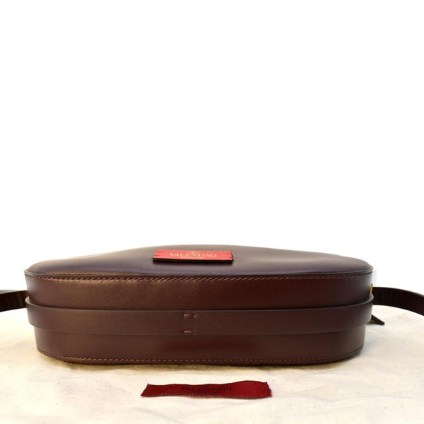 VALENTINO Garavani Vlogo Walk Leather Crossbody Bag Red