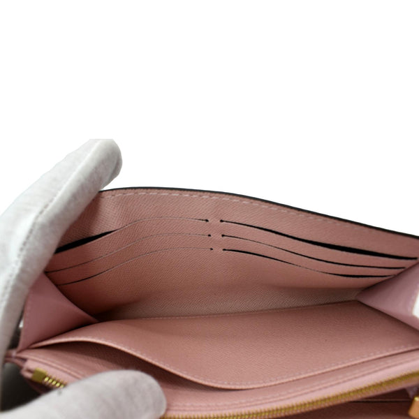 LOUIS VUITTON Sarah Monogram Canvas Wallet Brown