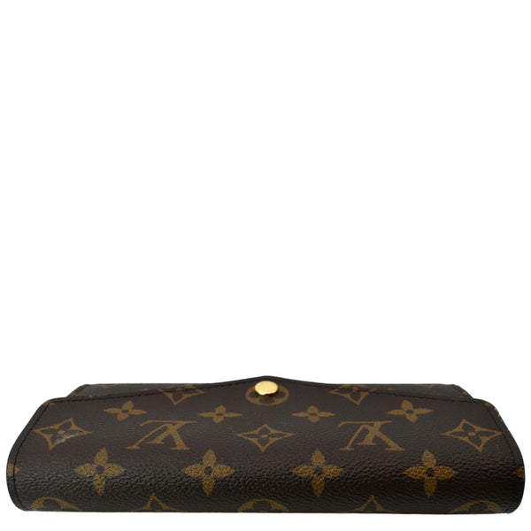 LOUIS VUITTON Sarah Monogram Canvas Wallet Brown