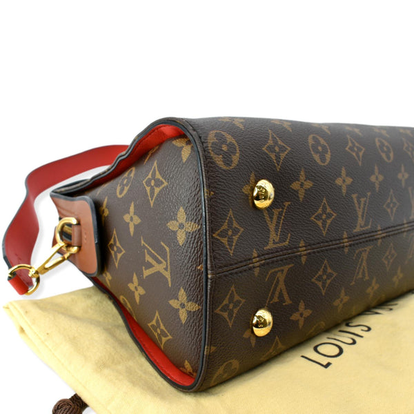 LOUIS VUITTON Tuileries Monogram Canvas Shoulder Bag Caramel