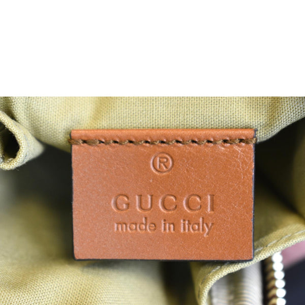GUCCI Phone Case Vintage Canvas Belt Bag Dark Brown 581519