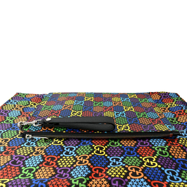 GUCCI GG Psychedelic Supreme Canvas Clutch Multicolor 601087