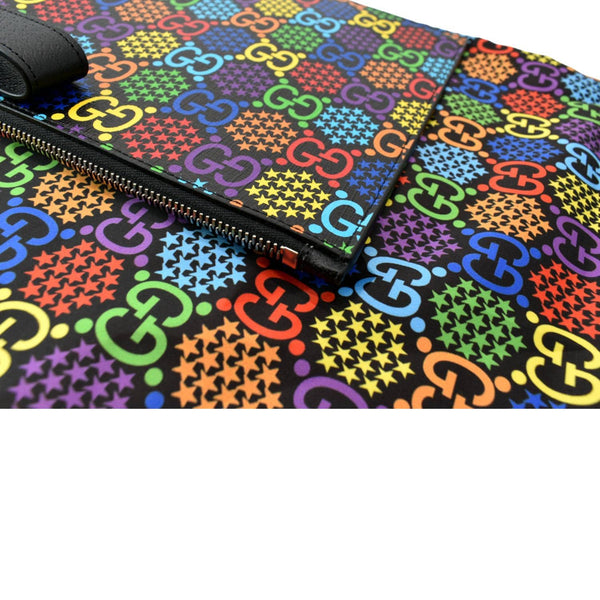 GUCCI GG Psychedelic Supreme Canvas Clutch Multicolor 601087